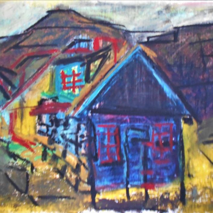 T142
Original tegning
Oliekridt på papir
format: 42 x 29,7 cm.
Incl.  passepartout m/ sort ramme, mål 42 x 59 cm.
Dkr. 2.000
euro  260