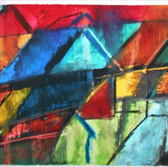 T138
Original tegning
Oliekridt på papir
format: 42 x 29,7 cm.
Incl.  passepartout m/ sort ramme, mål 42 x 59 cm.
Dkr. 2.000
euro  260