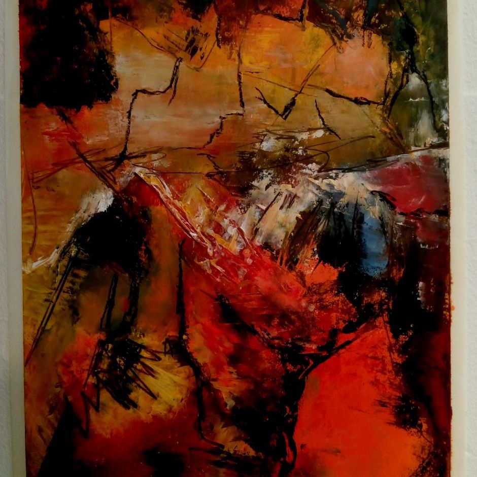 No. T111
Original tegning
Oliekridt på papir
format:  42 x 59,4 cm.
Incl. passepartout m/ sort ramme, mål 84 x 59 cm.
Dkr. 2500/euro € 335