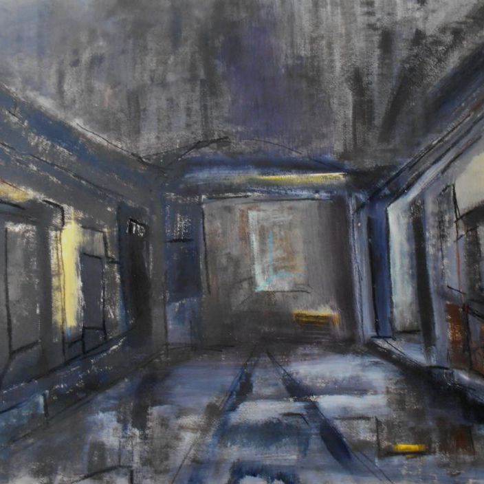 No. 280
Olie på kraftig malepapir
format: 78 x 107 cm
Dkr. 5.500/euro  740