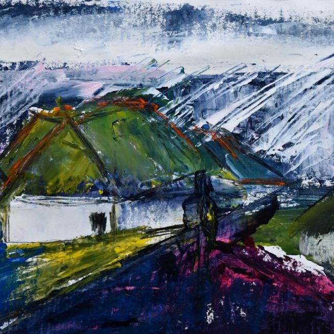 Nr. T103
Original tegning
Oliekridt på papir
format: 42 x 29,7 cm.
Incl.  passepartout m/ sort ramme, mål 42 x 59 cm.
Dkr. 1.800/euro  240