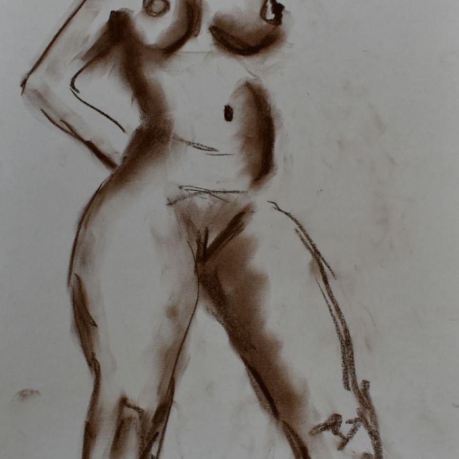 T261
A3 format 29cm x 42 cm
Kul på papir
Pris kr. 500 / Euro 75
sendes fragtfrit i Danmark