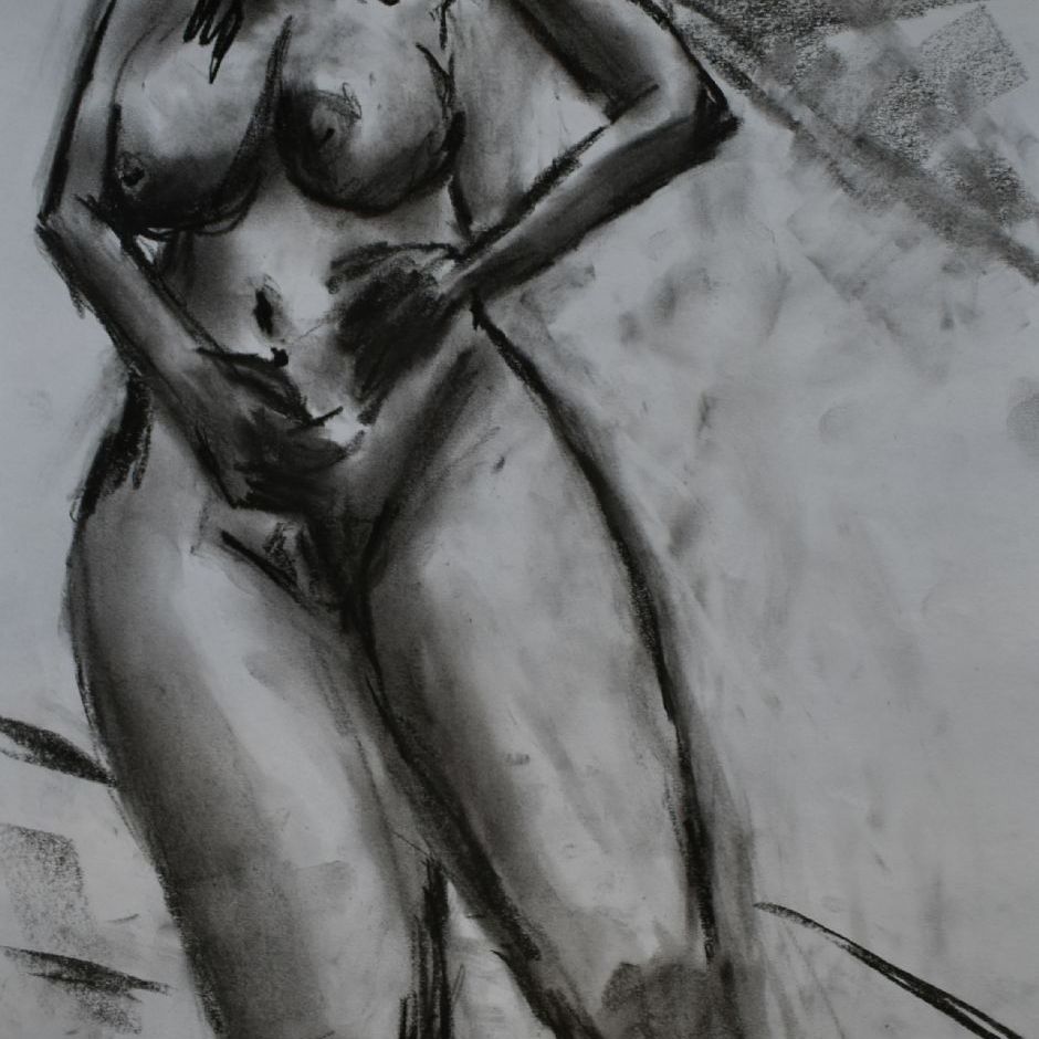T267
A3 format 29cm x 42 cm
Kul på papir
Pris kr. 500 / Euro 75
sendes fragtfrit i Danmark