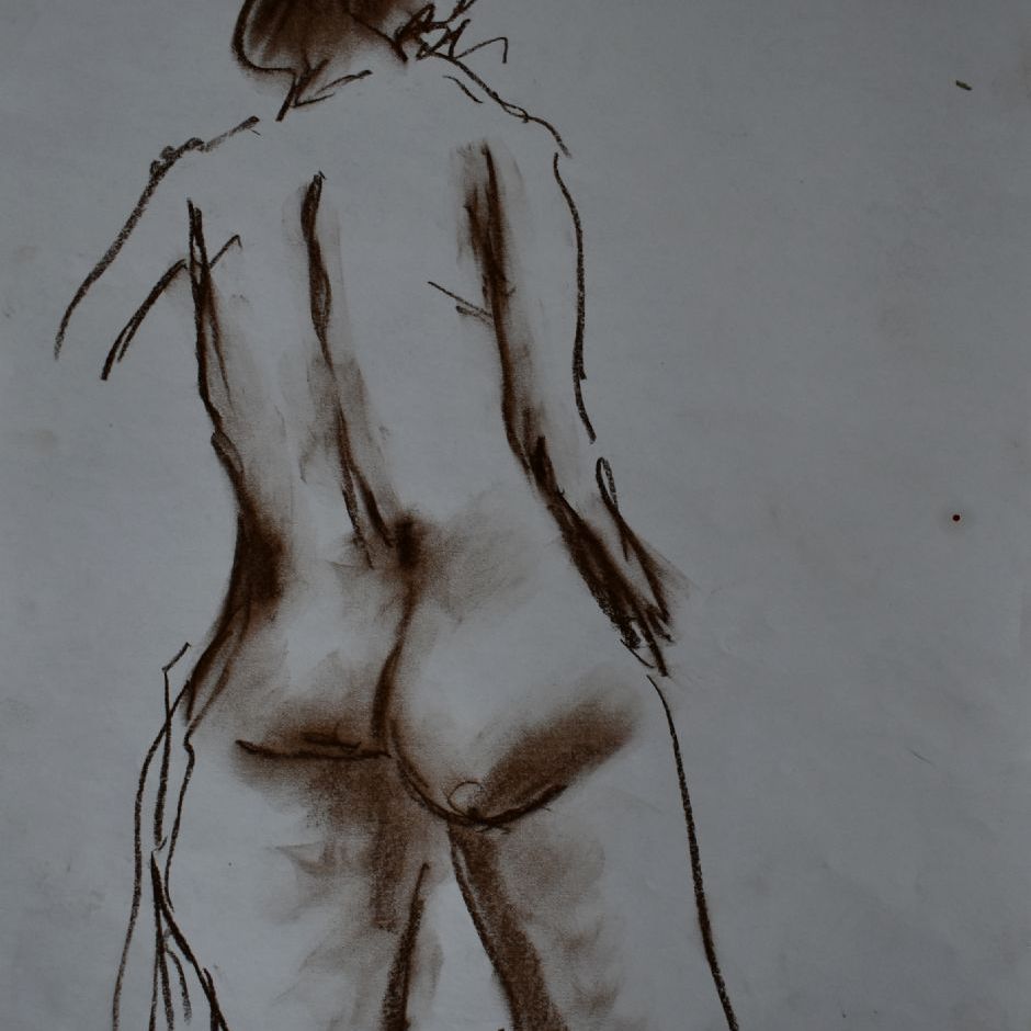 T323
Original & Signeret tegning
A3 format 29cm x 42 cm
Kul på papir
Pris kr. 500 / Euro 75
sendes fragtfrit i Danmark