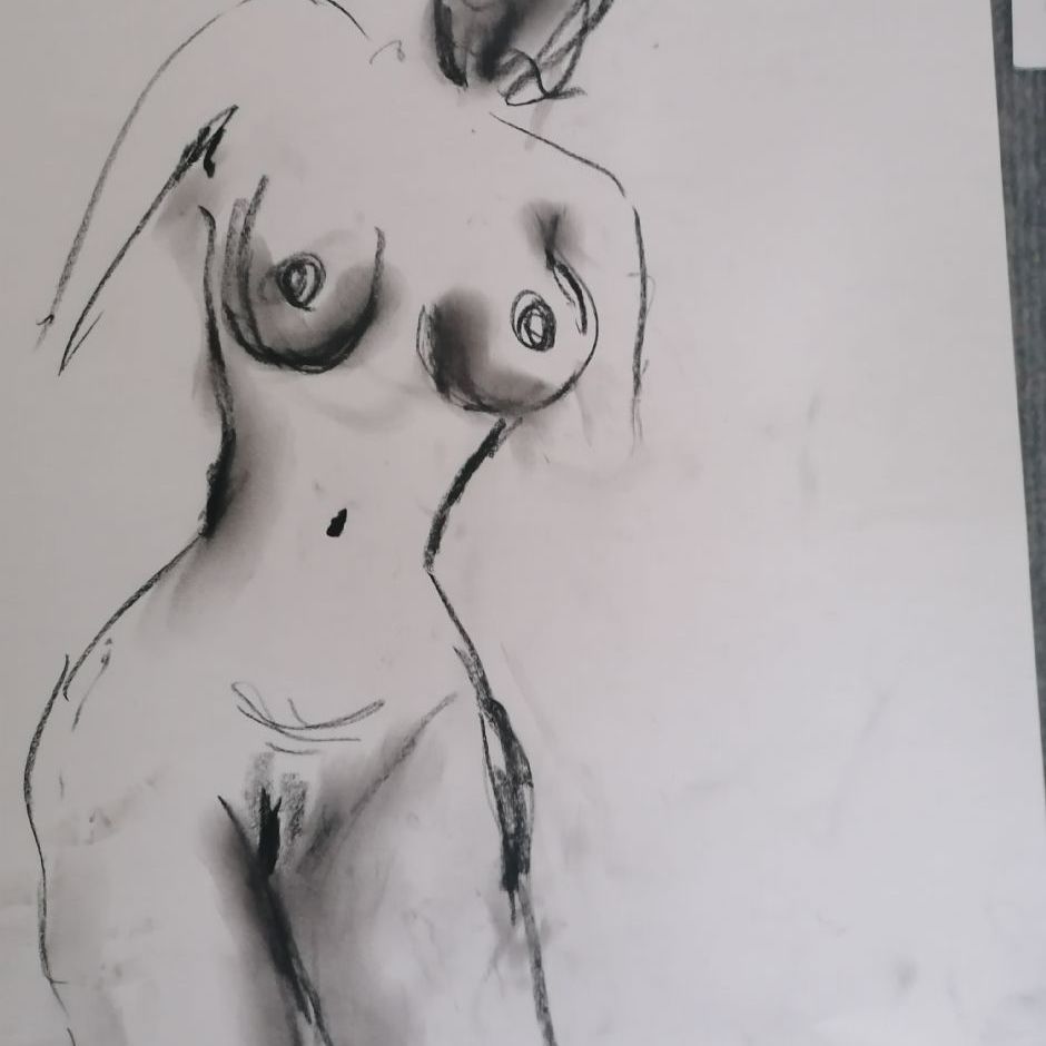 Txxx
Original & Signeret tegning
A3 format 29cm x 42 cm
Kul på papir
Pris kr. 500 / Euro 75
sendes fragtfrit i Danmark