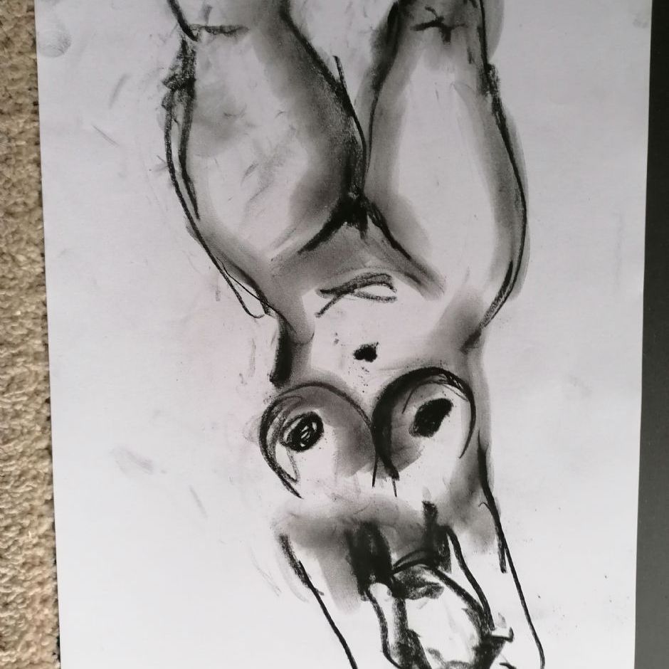 Txxx
Original & Signeret tegning
A3 format 29cm x 42 cm
Kul på papir
Pris kr. 500 / Euro 75
sendes fragtfrit i Danmark