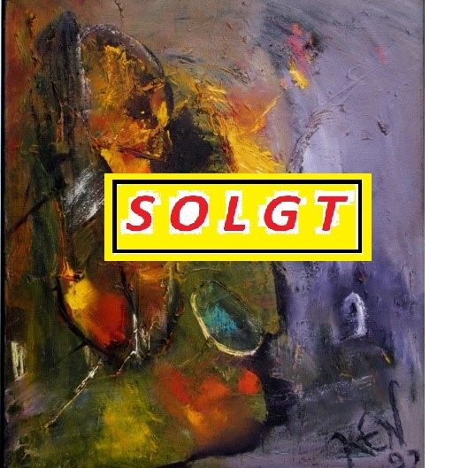 S O L G T
.....desværre.....men der er mange andre at vælge imellem
Mål: h. 140 x br. 120 cm
Incl. svæveramme sort/sølv