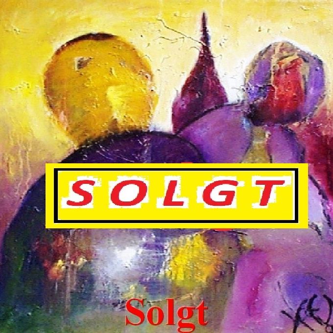 S O L G T
.....desværre.....men der er mange andre at vælge imellem
Mål: h. 140 x br. 120 cm
Incl. svæveramme sort/sølv
