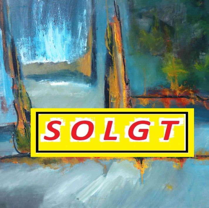 S O L G T
.....desværre.....men der er mange andre at vælge imellem
Mål: h. 140 x br. 120 cm
Incl. svæveramme sort/sølv