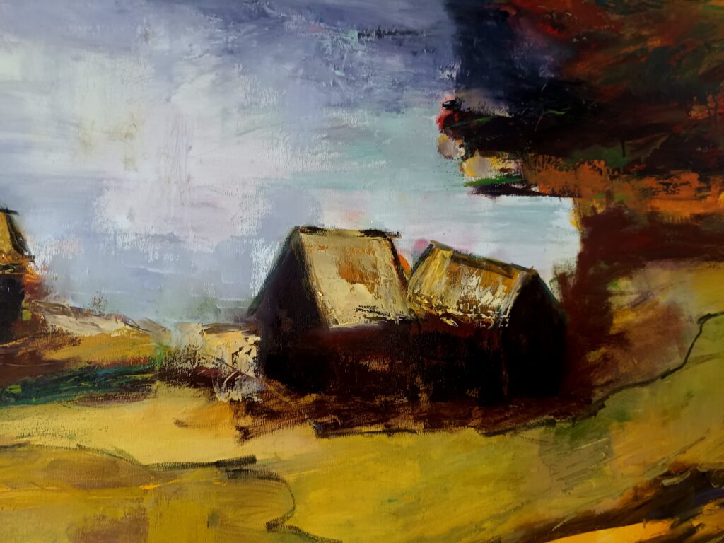 No. 418 Mål: 150x150 Titel: Færøernelysetoghavet Pris: dkr. 18.000