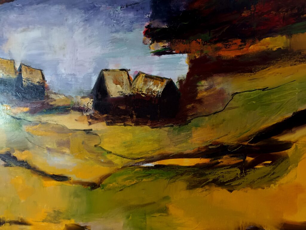 No. 418 Mål: 150x150 Titel: Færøernelysetoghavet Pris: dkr. 18.000