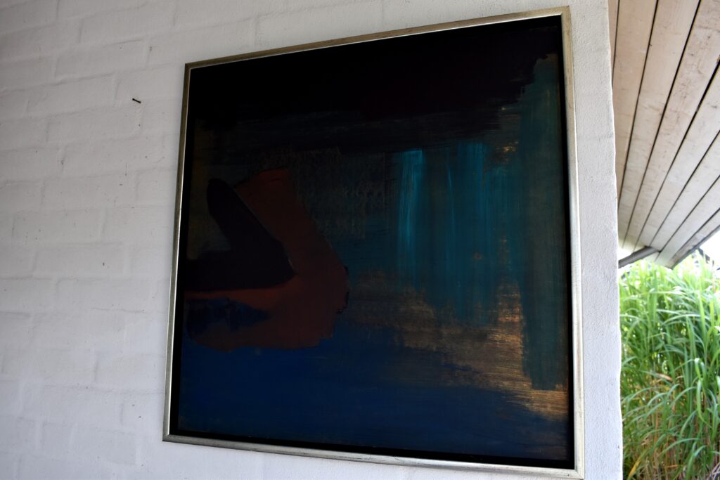 No. 366 Tittel: Lyset på vej frem Størrelse: h. 61cm x b. 61 cm Materiale: Oil on camasonite Indramning: Svæveramme sølv/sort Pris: dkr. 4.000 Euro 535