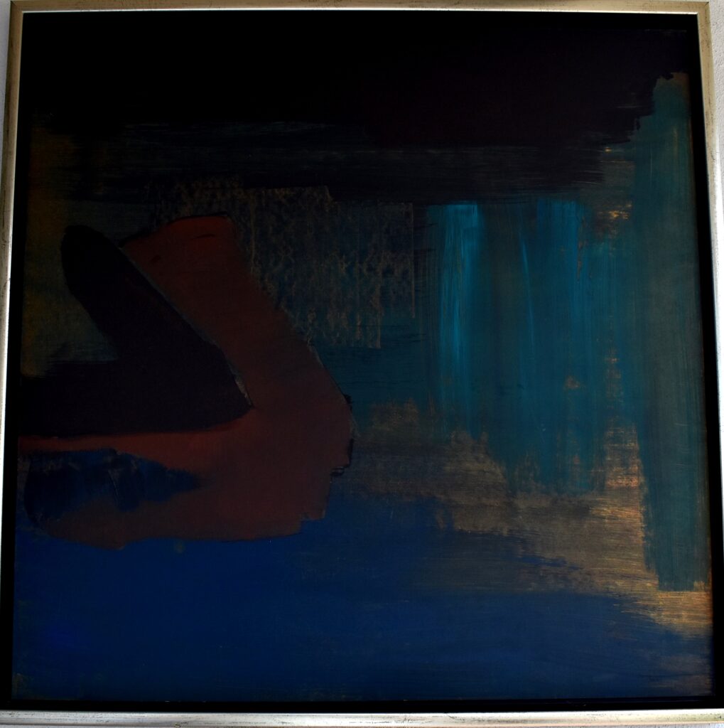 No. 366 Tittel: Lyset på vej frem Størrelse: h. 61cm x b. 61 cm Materiale: Oil on camasonite Indramning: Svæveramme sølv/sort Pris: dkr. 4.000 Euro 535